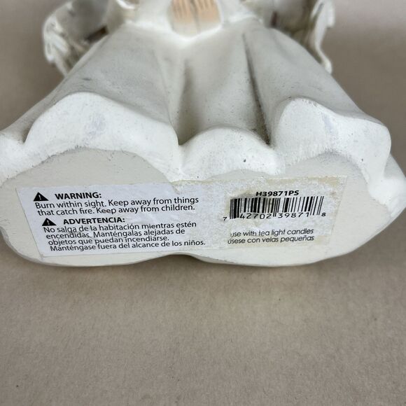 VTG Angels Inspirational Figurine Tealight CandleHolder 7" Guardian Angels Decor - Picture 7 of 9